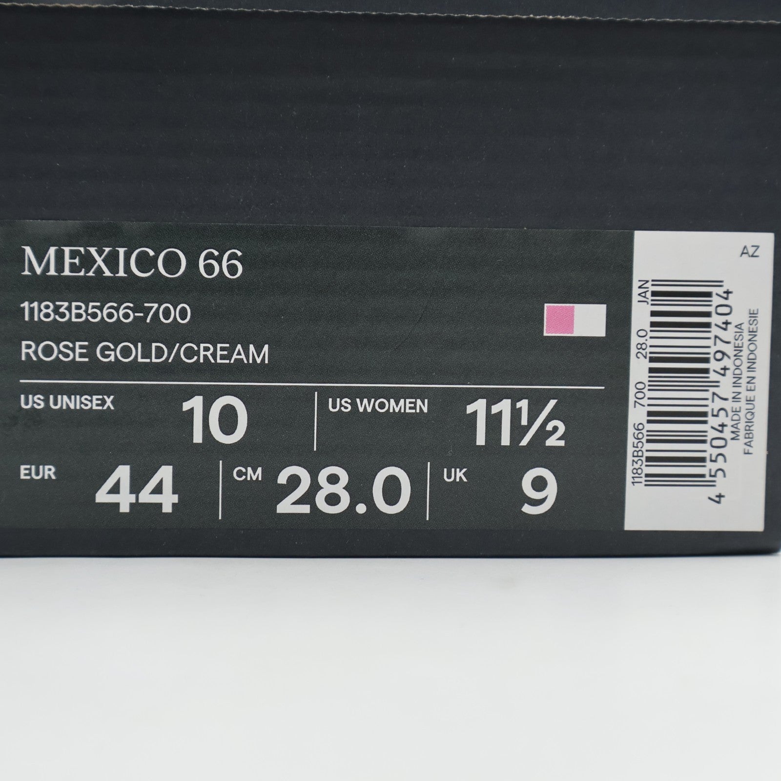 1183B566-700 Onitsuka Tiger Mexico 66 Rose Gold Cream (Mne's)