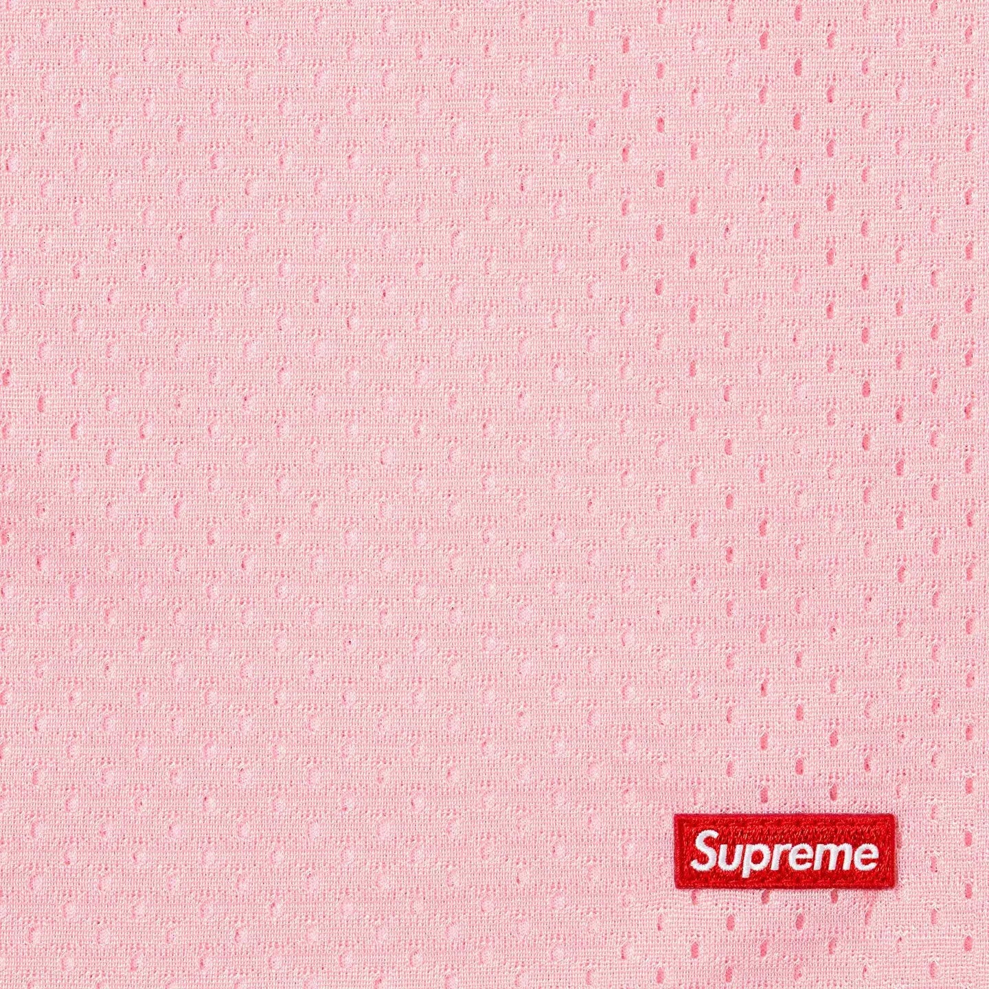 Supreme Small Box Baggy Mesh Short Pink