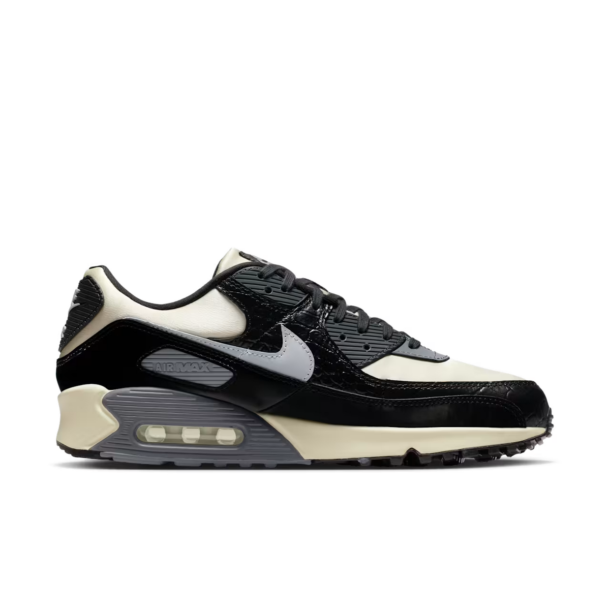 IO4468-100 Nike Air Max 90 Coconut Milk Black (Men's)