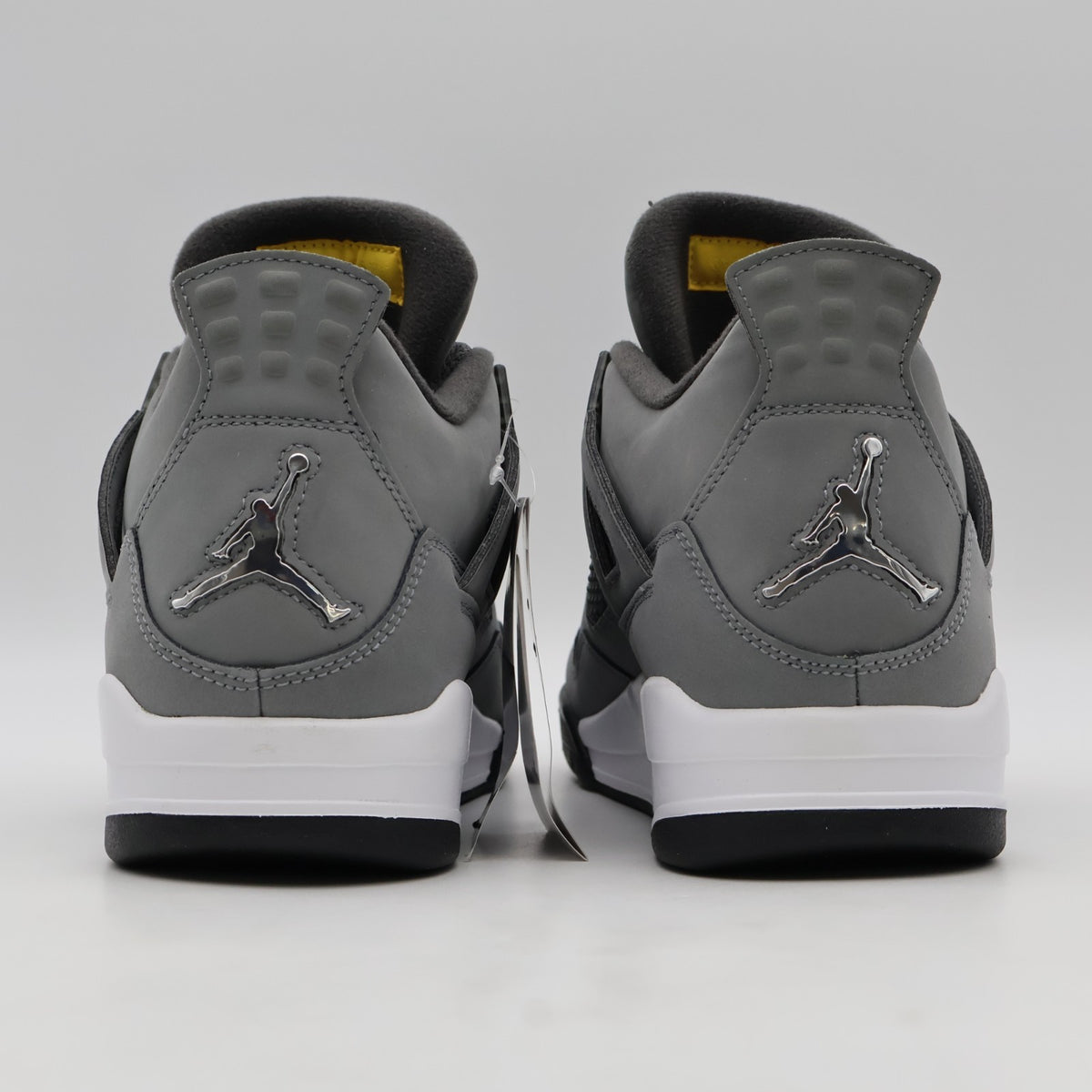 308497-007 Nike Air Jordan 4 Retro Cool Grey Chrome Dark Charcoal White Steel