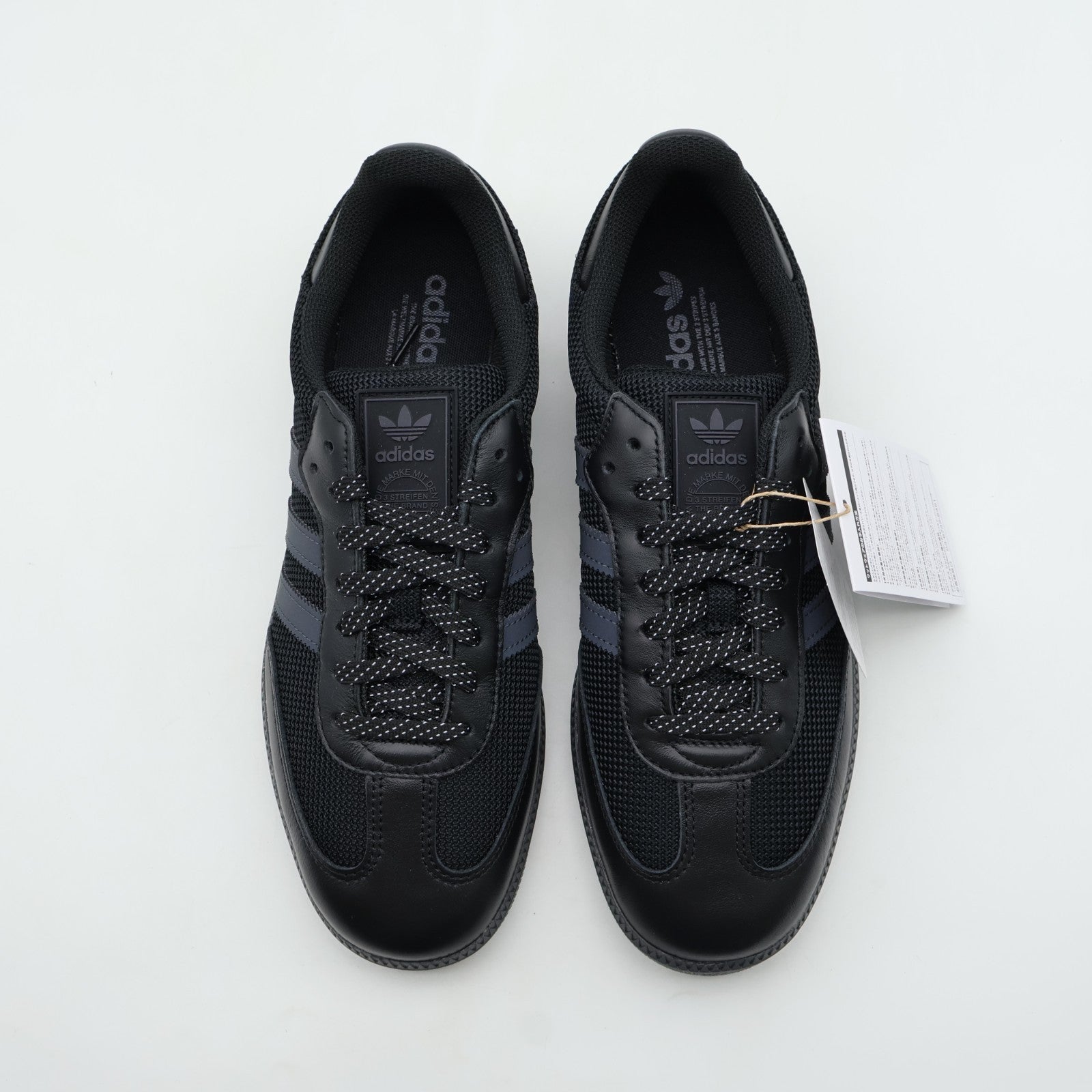 JR0901 adidas Originals Samba OG Core Black Carbon Silver Metallic (Men's)