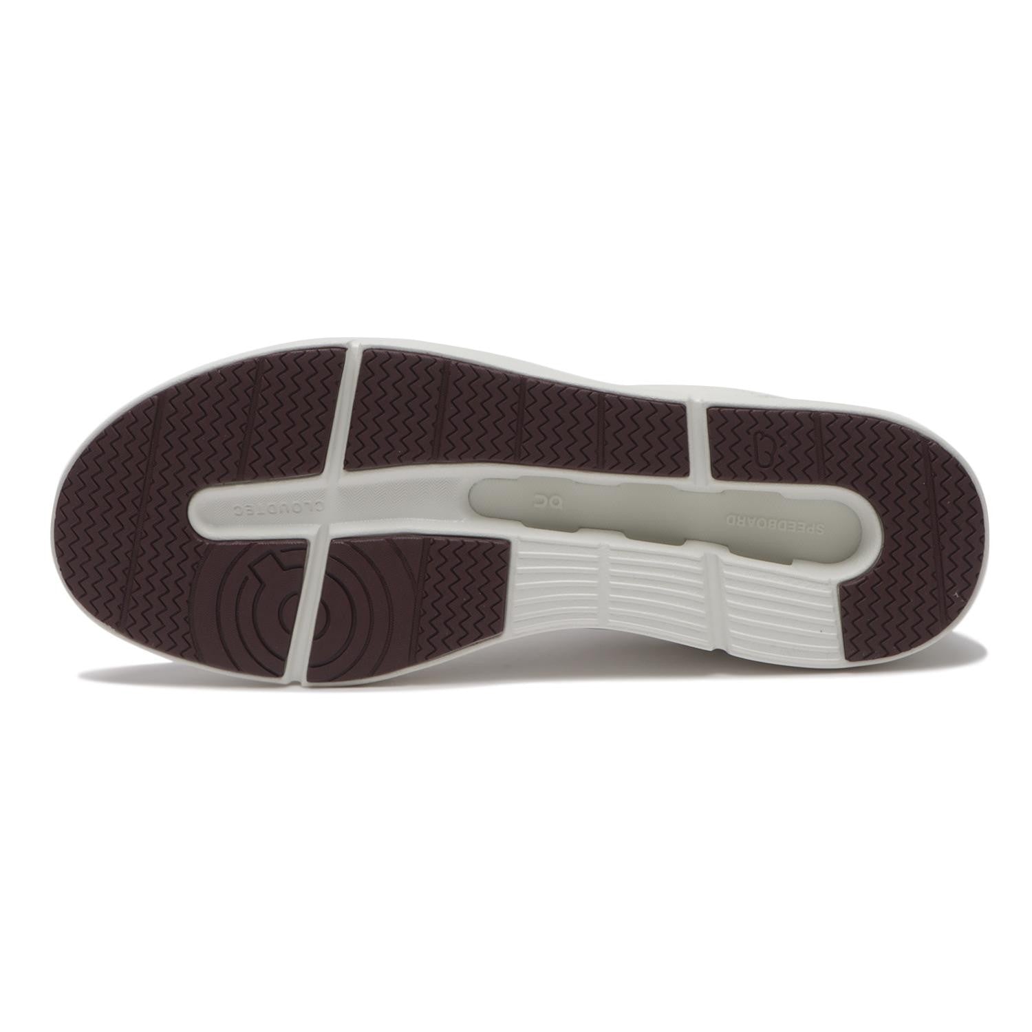 3MG10484758 On THE ROGER Centre Court Ivory Maroon (Men's)