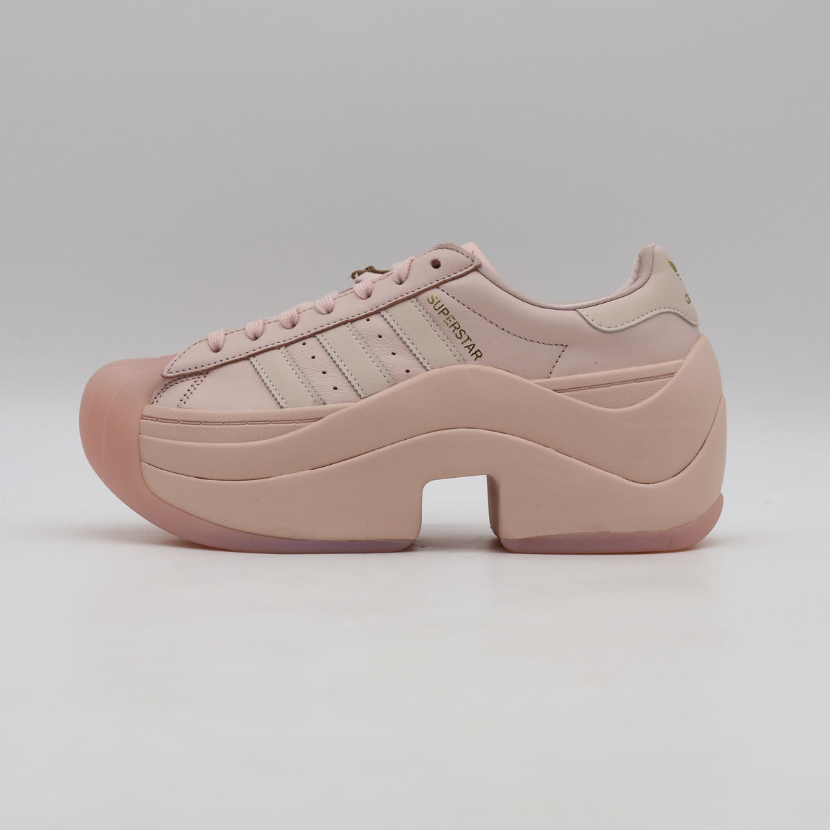 IH4518 adidas Superstar Bold Sandy Pink Wonder Quartz Gold Metallic (Women's)