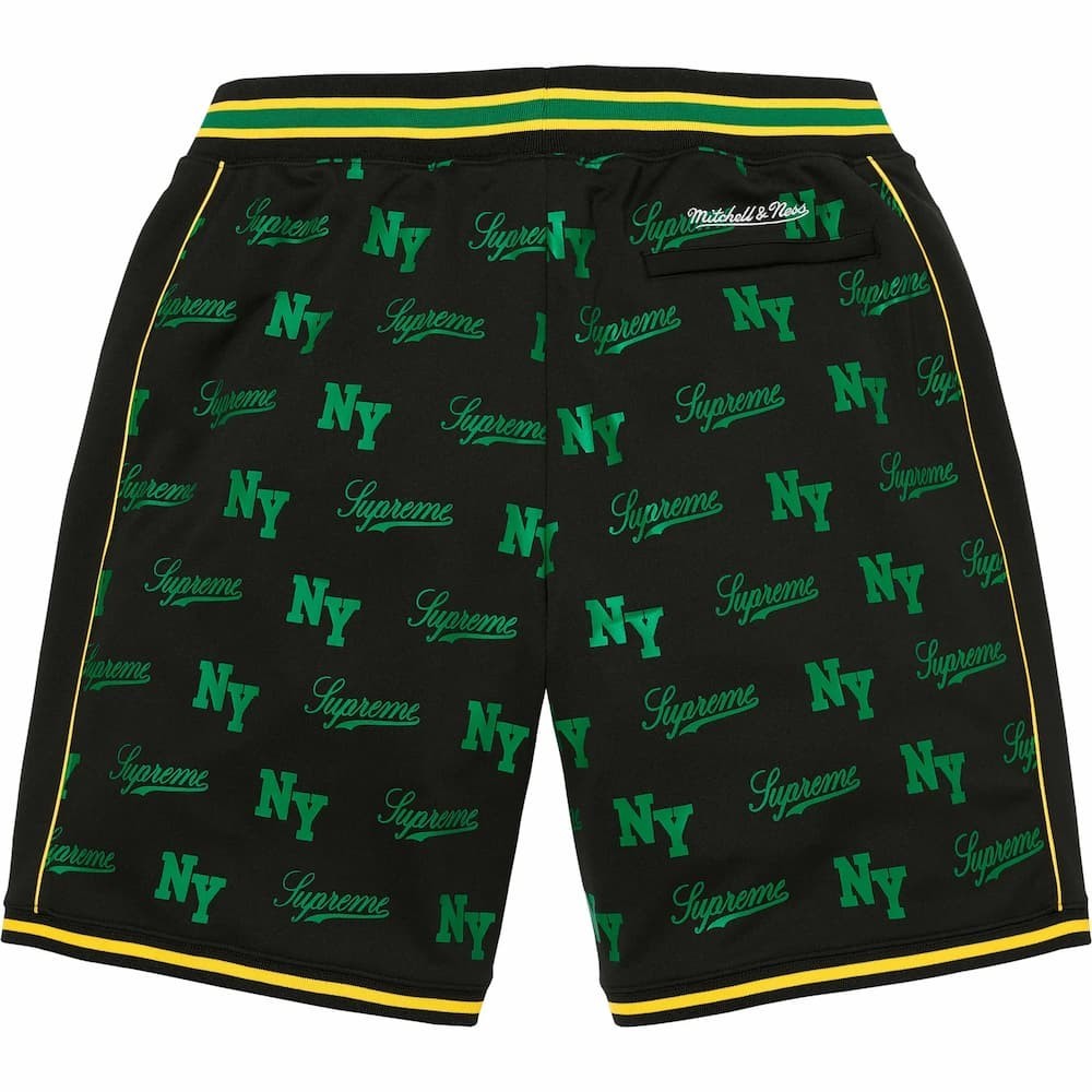 Supreme Mitchell Ness Monogram Basketball Short Black