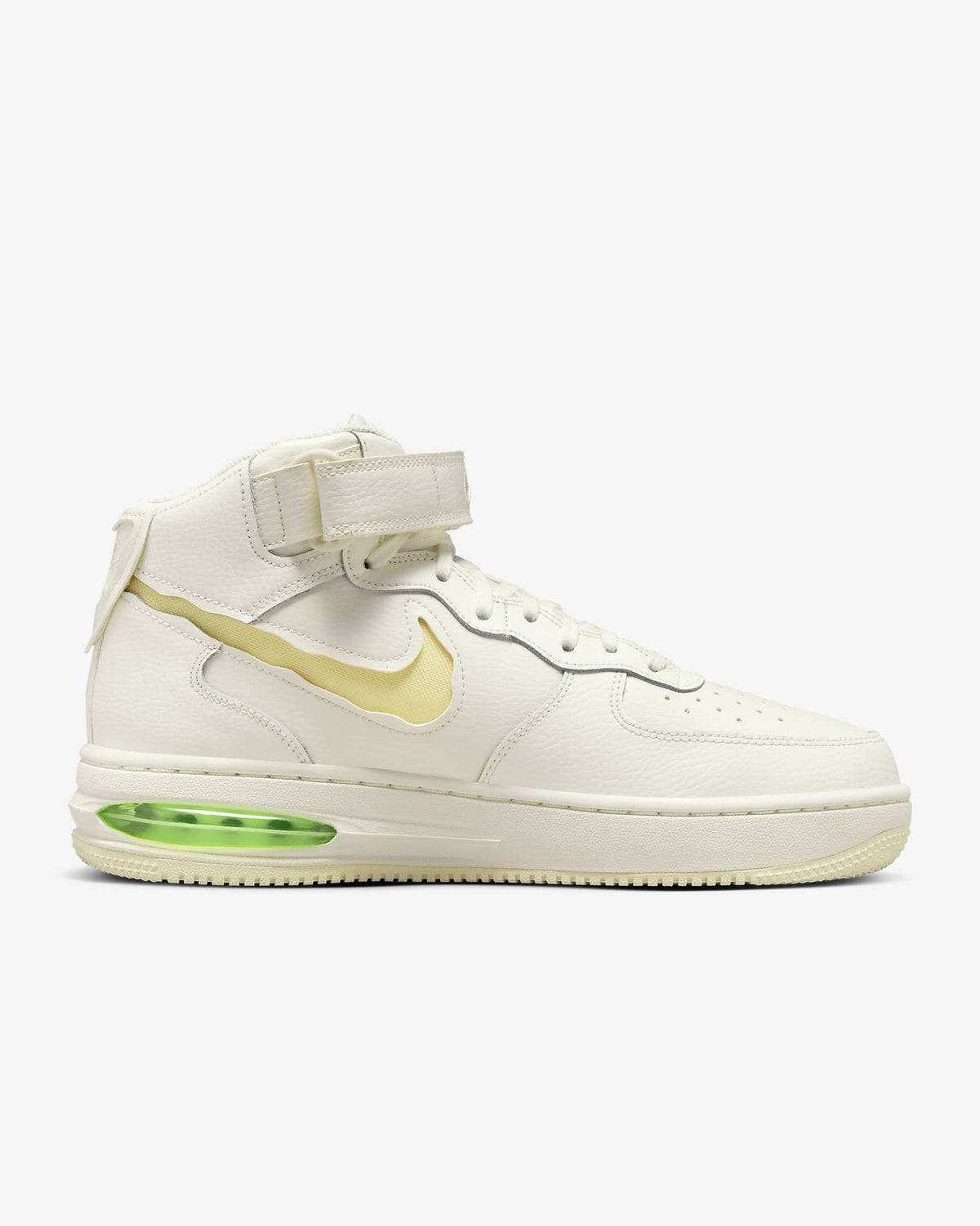 FB1374-100 Nike Air Force 1 Mid Evo Sail Lime Blast Coconut Milk (Men's)