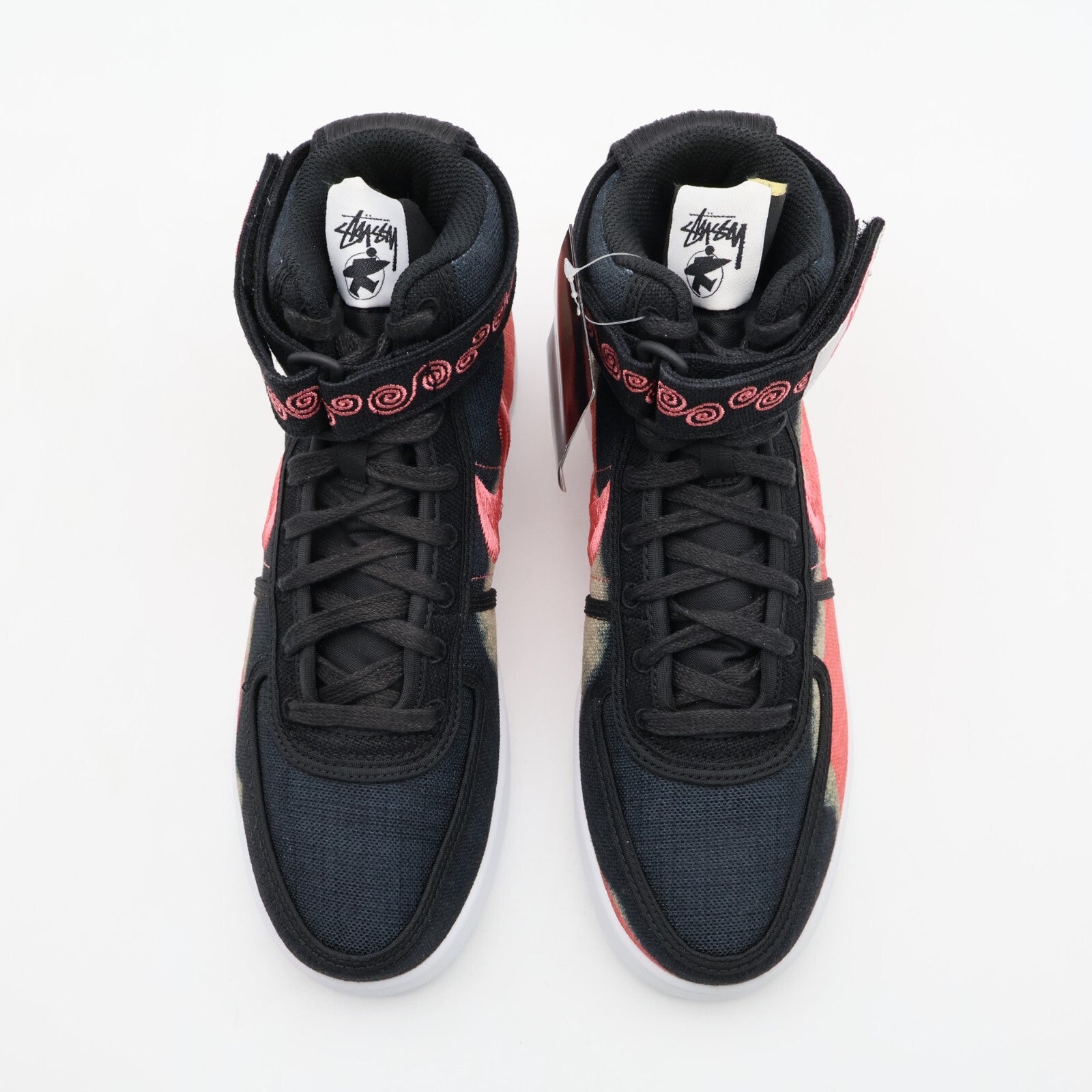 DX5425-002 NOMA t.d. Stussy Nike Vandal High SP Black Sea Coral White (Men's)