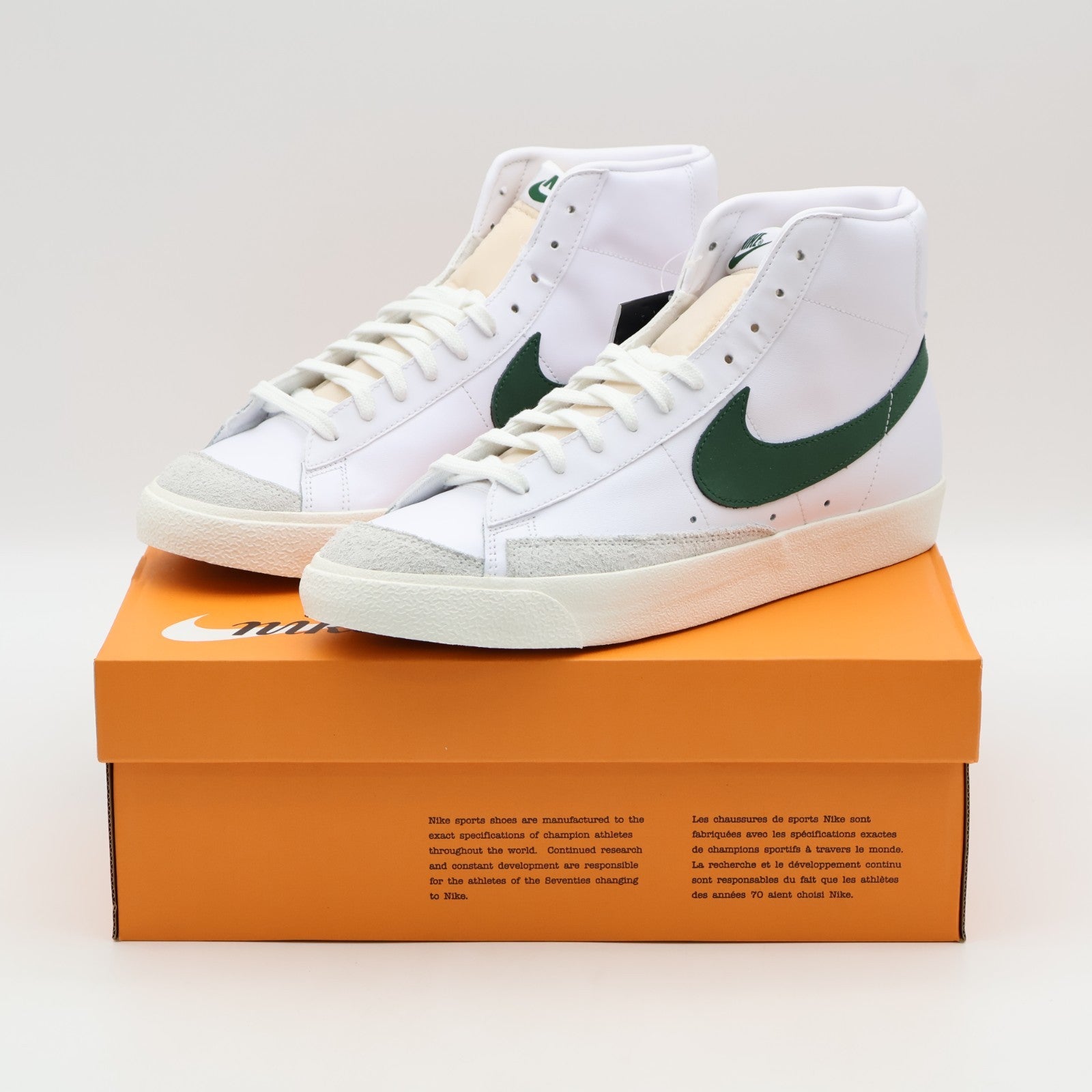 BQ6806-134 Nike Blazer Mid 77 Vintage Shoes White Sail Fur (Men's)