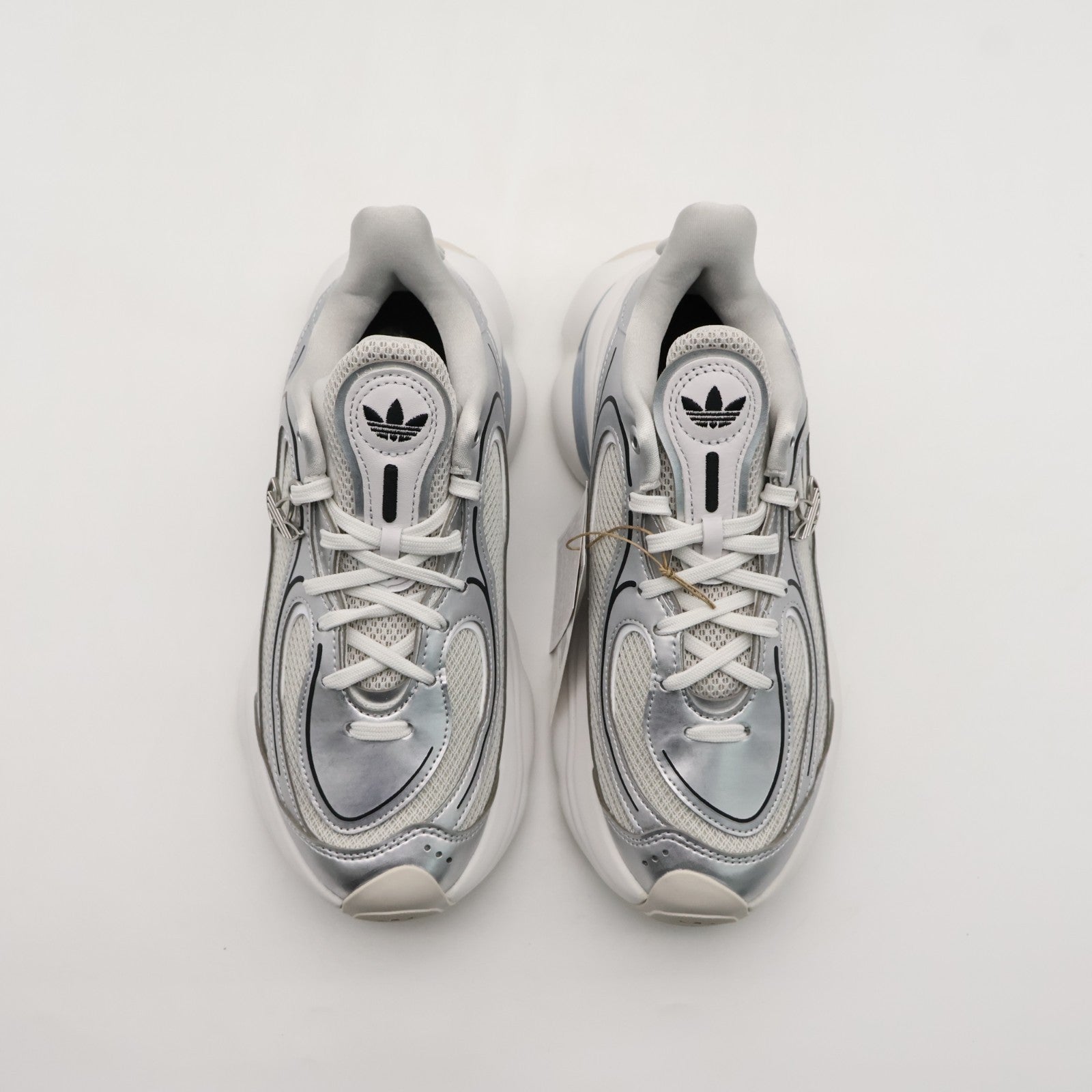 KI0557 adidas Originals Ozvenuz Silver Metallic Grey One Crystal White (Women's)