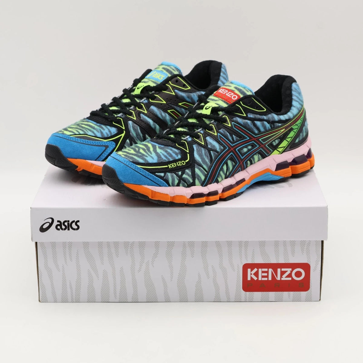 1201B032-400 KENZO Asics Gel-Kayano 20 Digital Aqua Black (Men's)