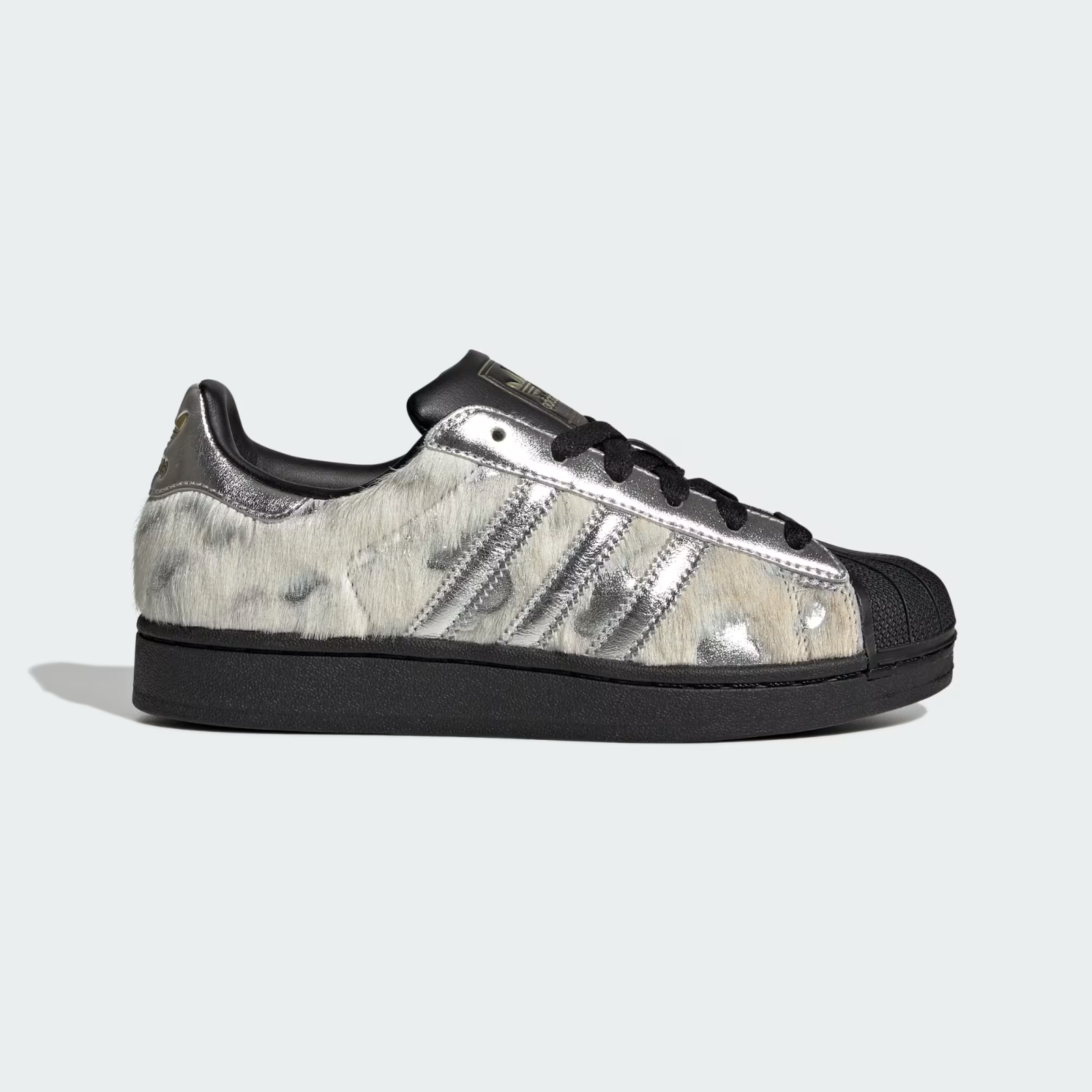 KJ4863 adidas Superstar 2 "Cream White/Silver Metallic/Core Black" (Women's)