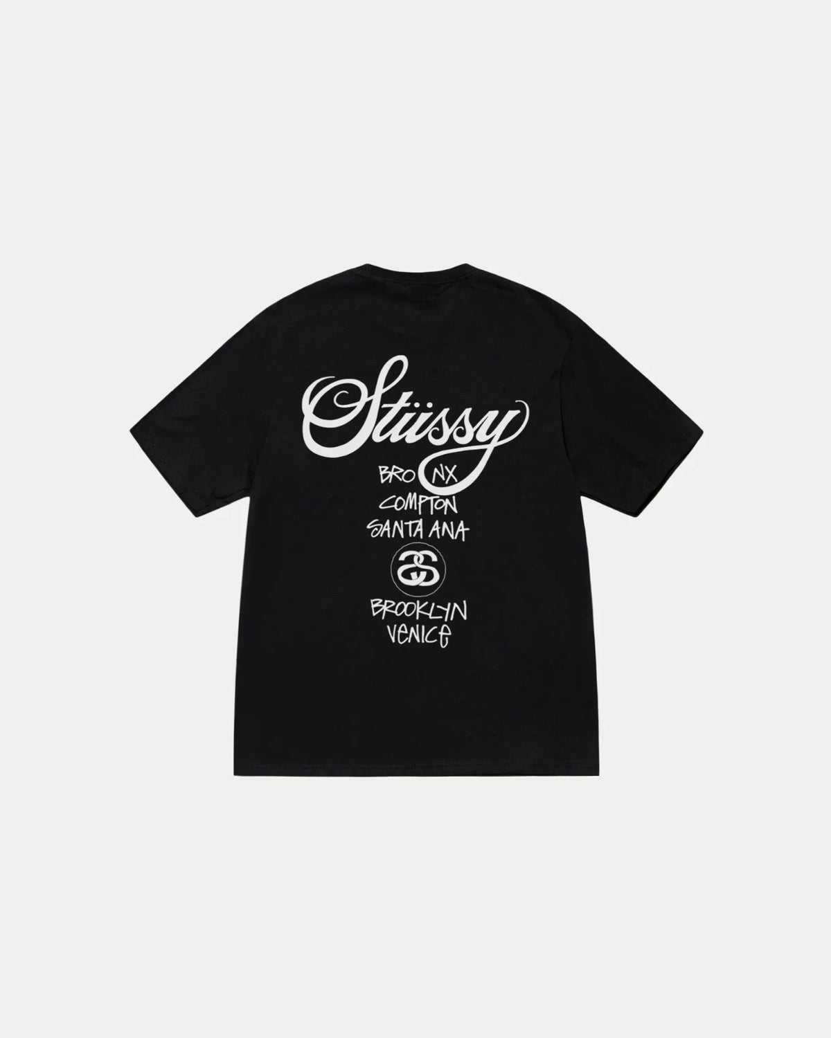 Stussy World Tour Tee Black 25SS 3903962