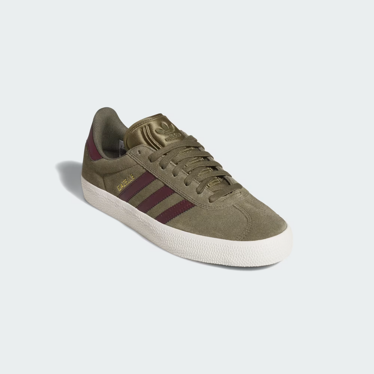 KI3205 adidas Gazelle ADV Olive Strata Maroon (Men's)