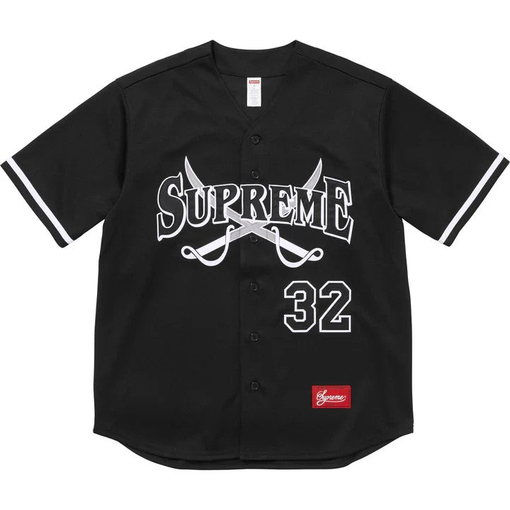 Supreme Swords Baseball Jersey Black