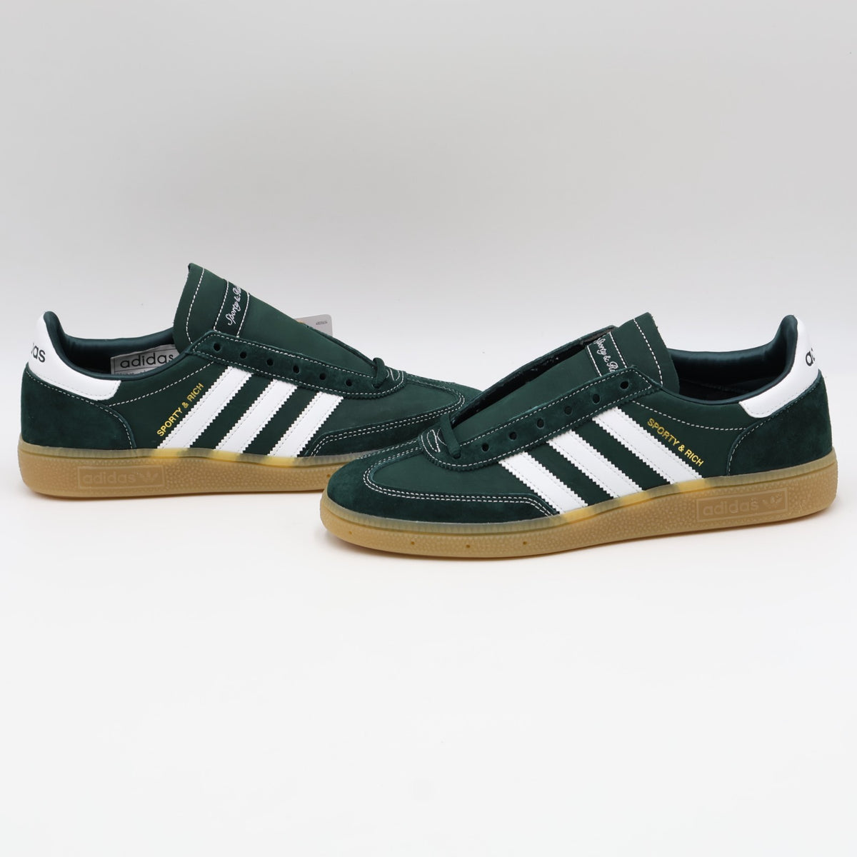 JP7067 Sporty Rich adidas Originals Handball Spezial Dark Green (Men's)