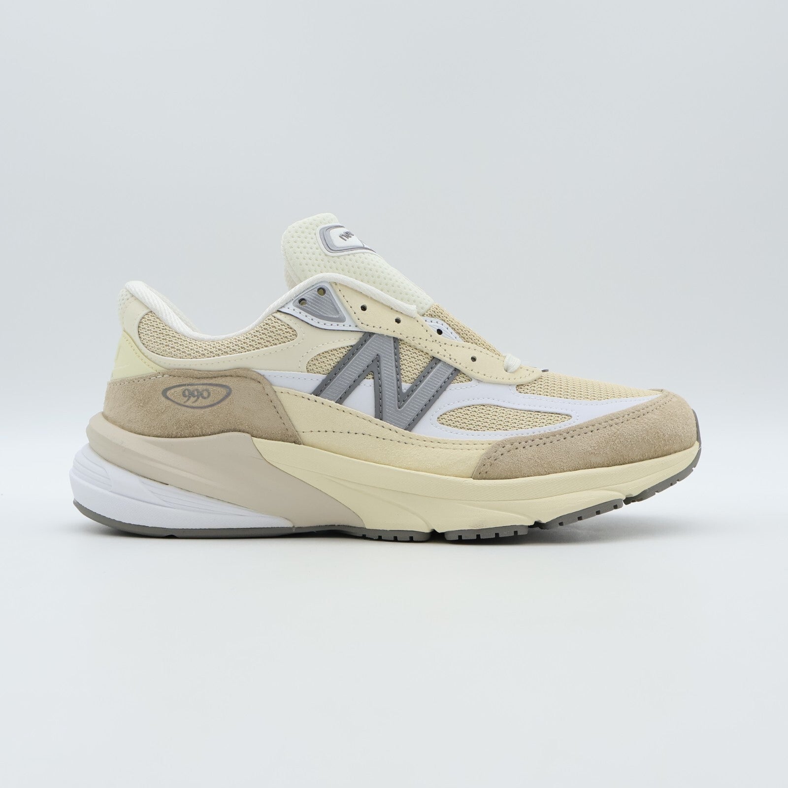 M990SS6 New Balance 990V6 Beige MiUSA Cream Ivory Mindful Grey Bone (Men's)