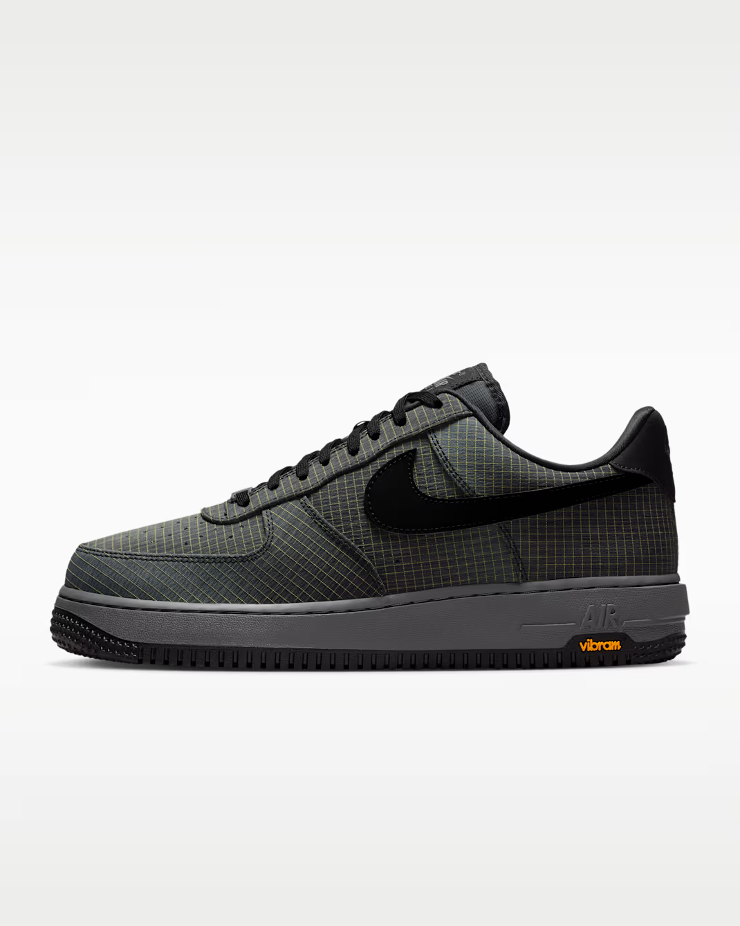 IH1943-001 Nike Air Force 1 Low LX Vibram Pencil Point Black (Men's)