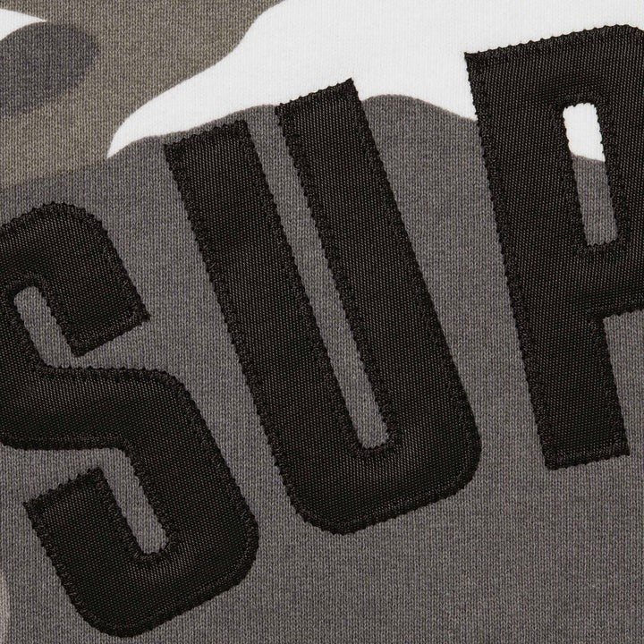 Supreme Arc Thermal Lined Zip Up Hooded Sweatshirt Snow Camo