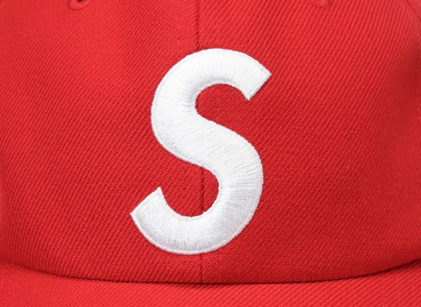 Supreme World Famous S Logo 6-Panel (26SS) "Red"