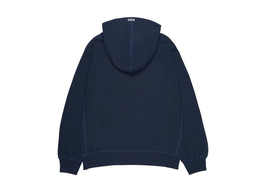 Supreme Box Logo Hooded Sweatshirt Navy