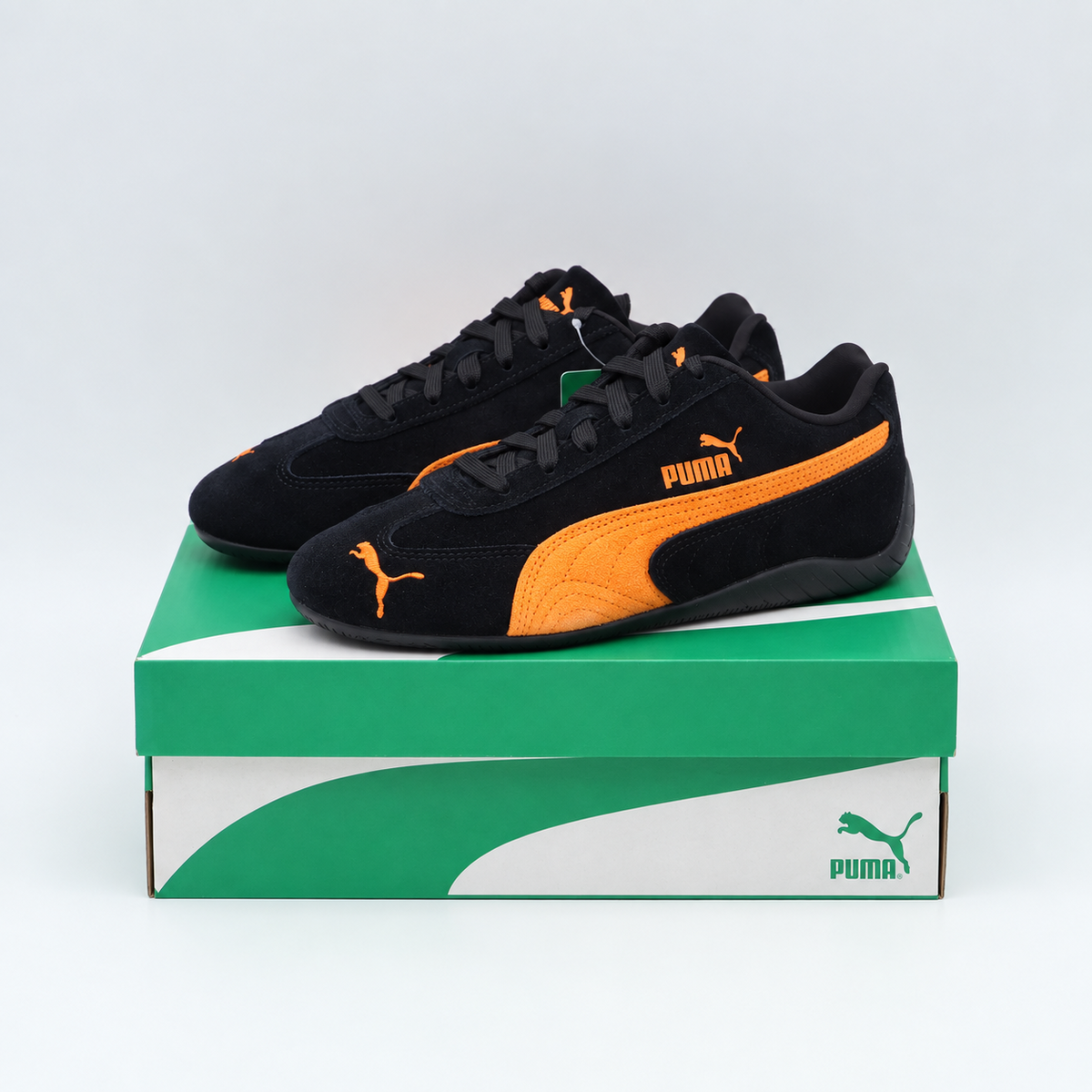398846-20 Puma Speedcat OG Puma Black Rickie Orange (Men's)