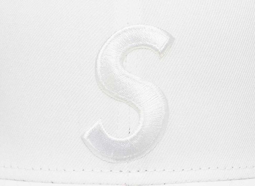 Supreme Screw Ball S Logo New Era White