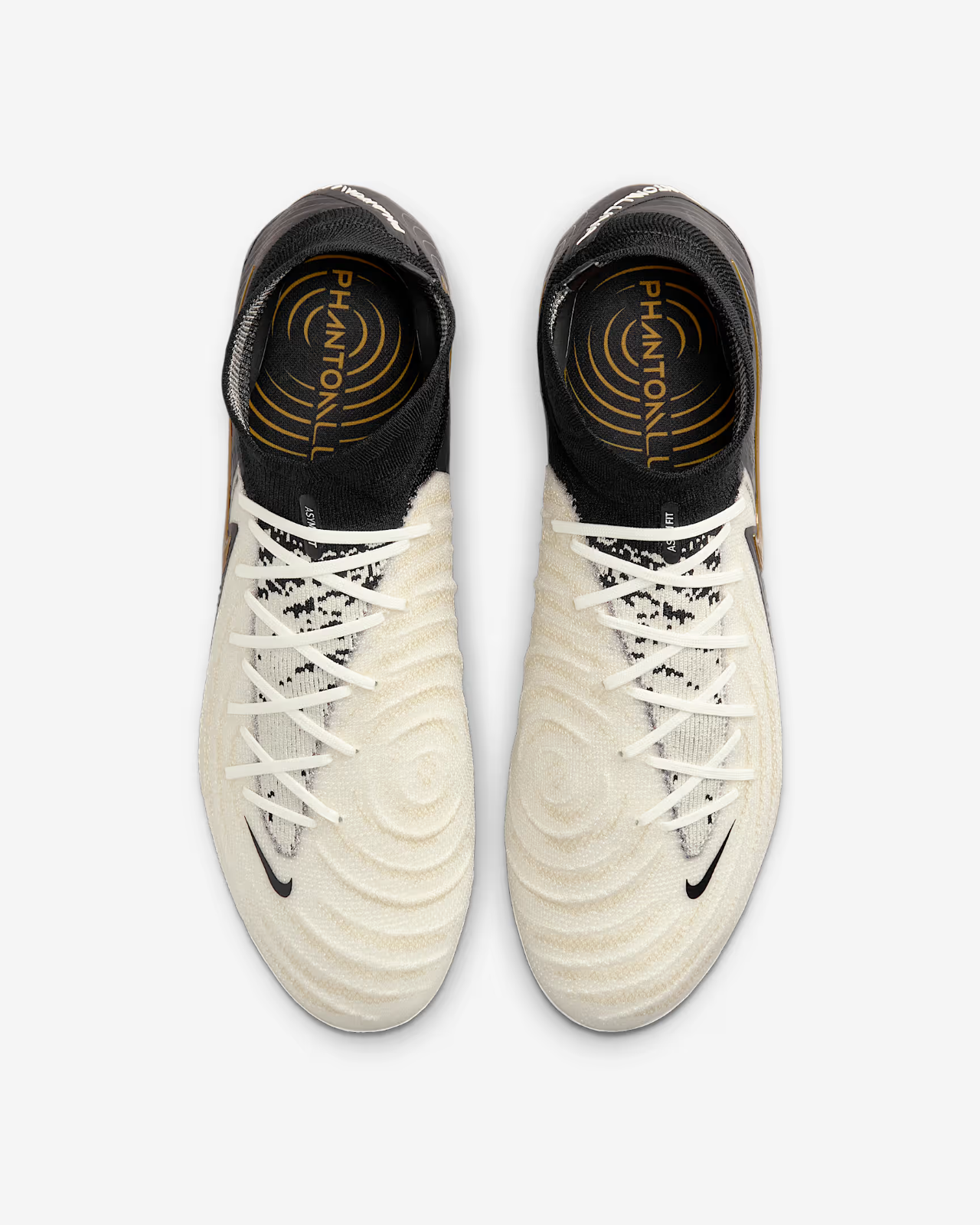 FJ2572-100 Nike Phantom Lunar 2 Elite White Metallic Gold Coin Black (Men's)