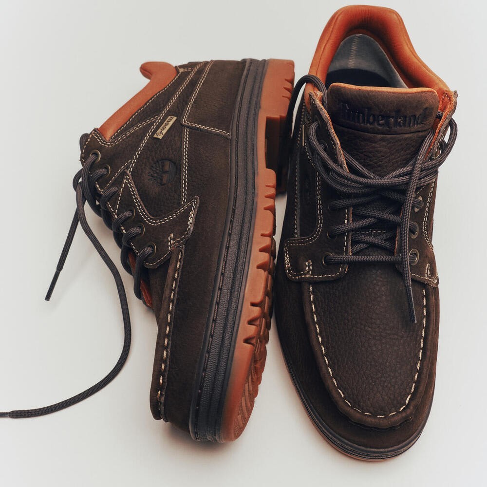 TB0A2JU5ANV Timberland Heritage GORE-TEX Moc Toe Mid "Dark Brown" (Men's)