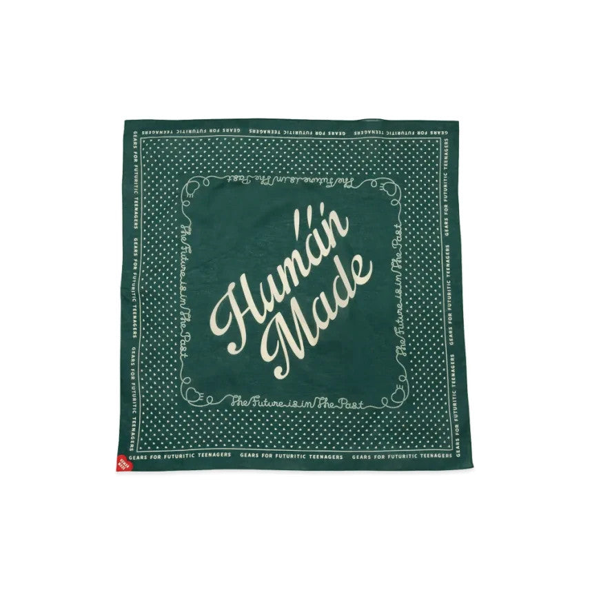 HUMAN MADE Big Bandana Green