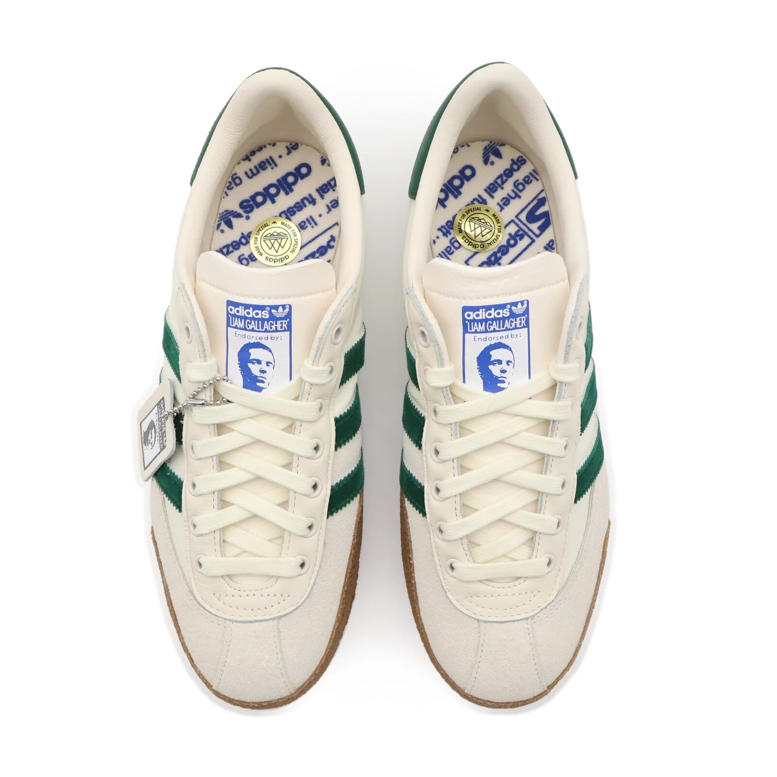 IF8358 Liam Gallagher adidas LG2 SPZL College Bottle Green Cream White (Men's)