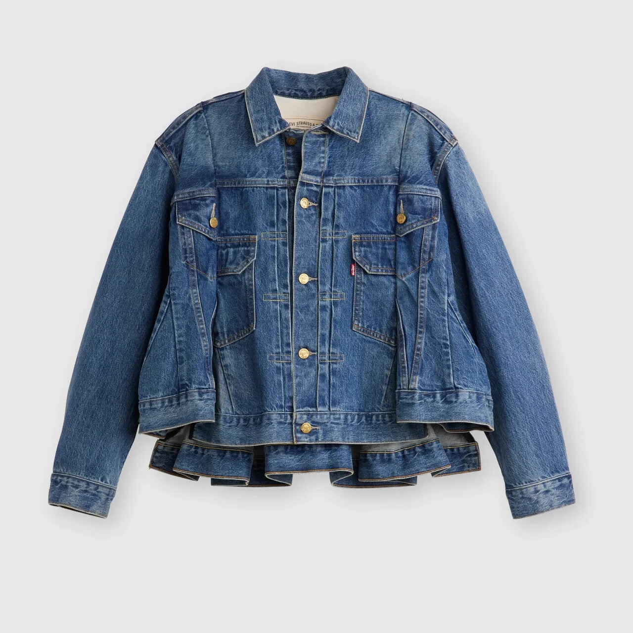 sacai LEVI'S Women's Denim Jacket Blue