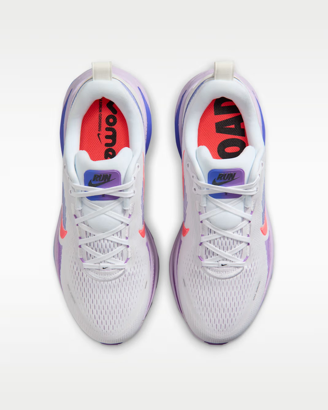 HM6804-112 Nike Vomero 18 White Violet Mist Sapphire Hot Lava (Women's)