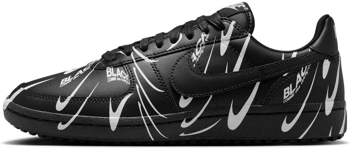 IM7417-001 BLACK COMME des GARCONS Ã Nike Field General '82 SP "Black" (Men's)