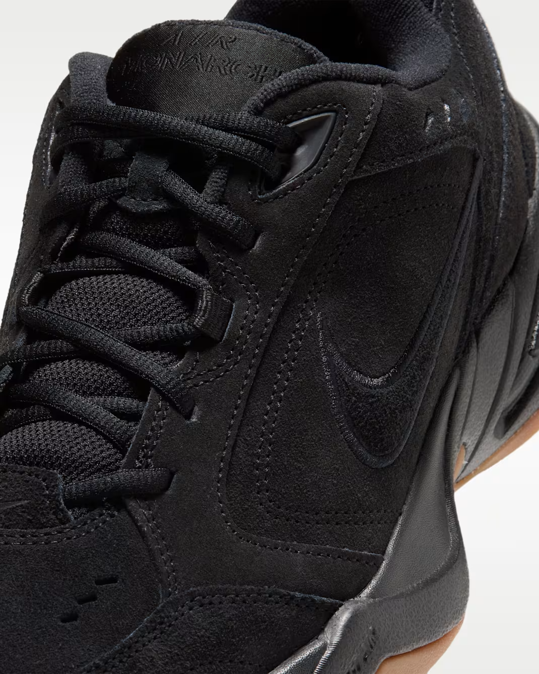 IB2281-001 Nike Air Monarch Suede Pack "Black" (Men's)