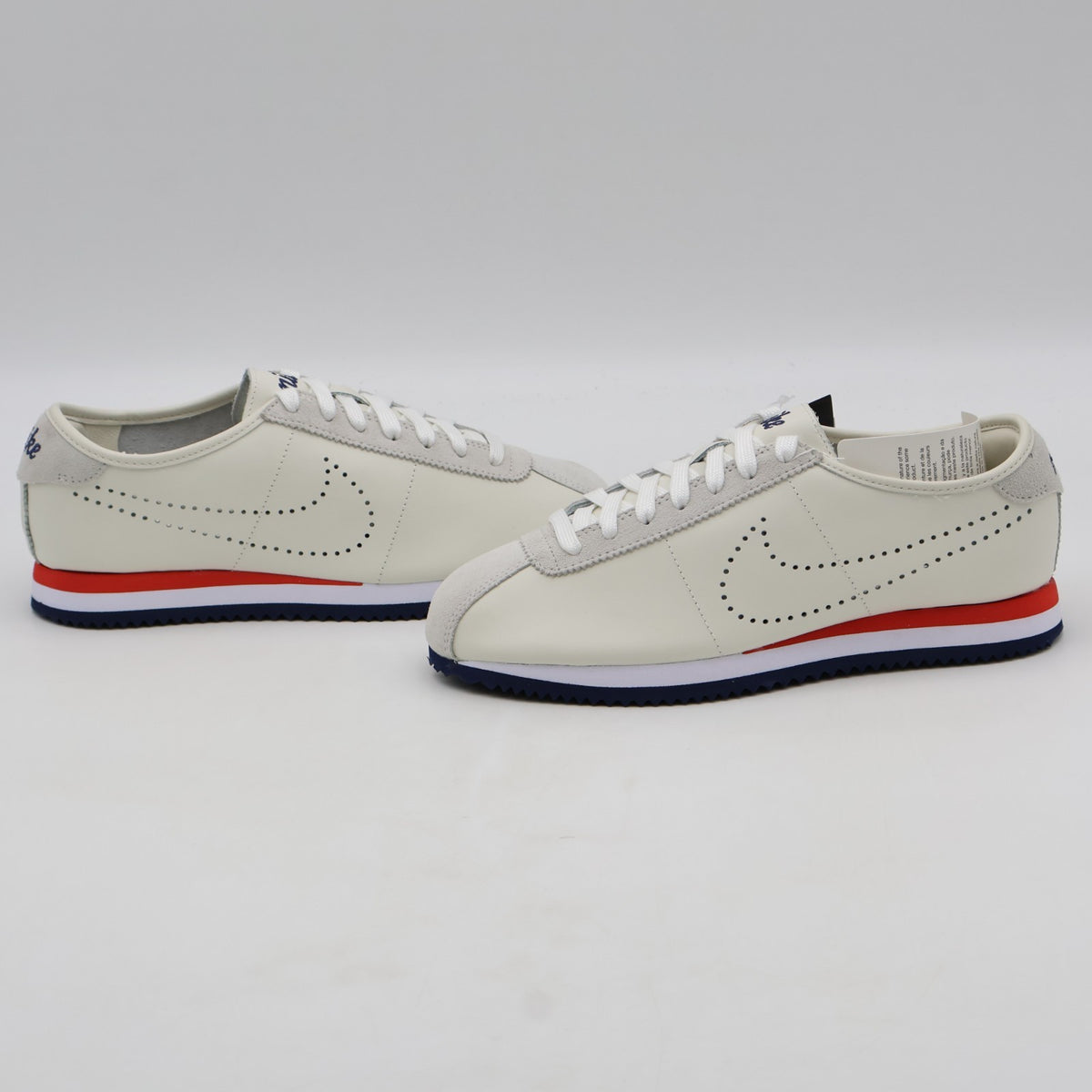 HQ1841-101 Nike Cortez Leather Sail White Light Crimson Midnight Navy (Women's)