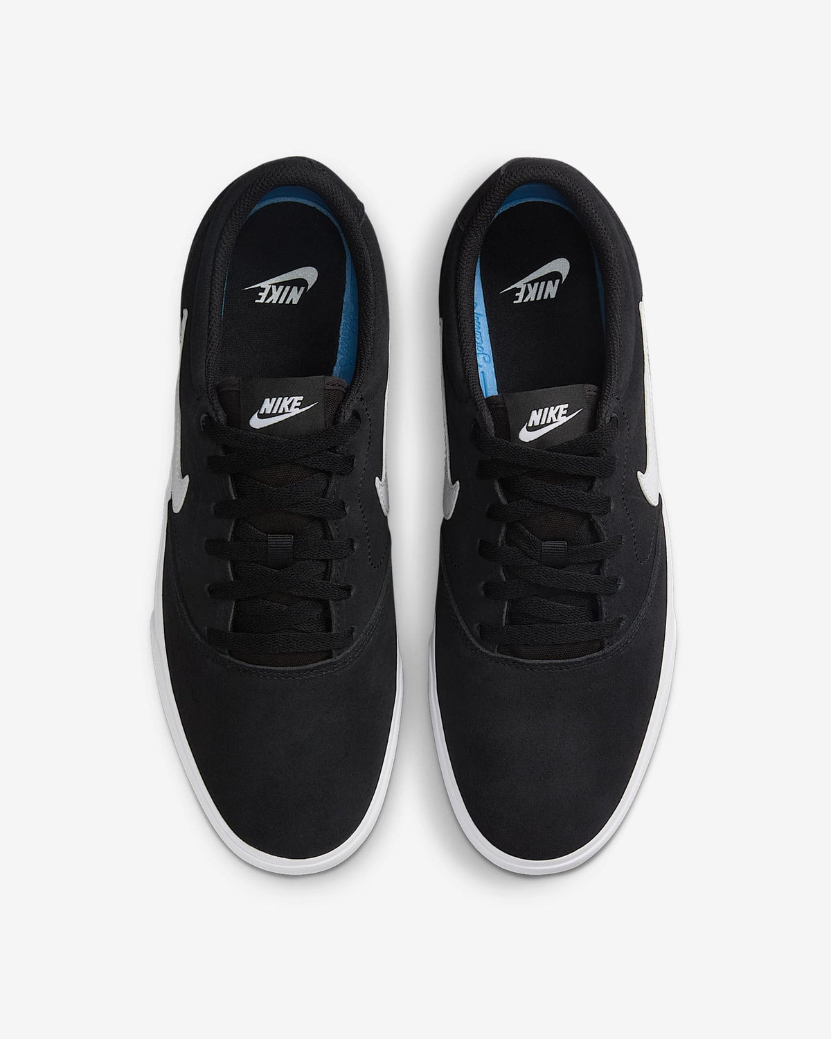 IB2750-001 Nike Charge Suede Black Black White (Men's)