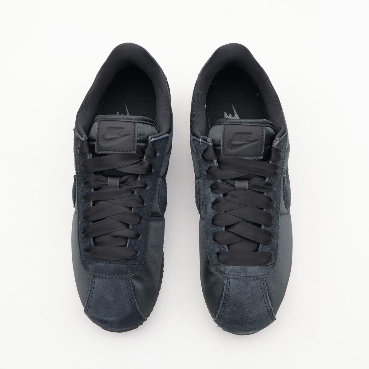 FV5420-002 Nike Women's Cortez Black Satin (Women's)