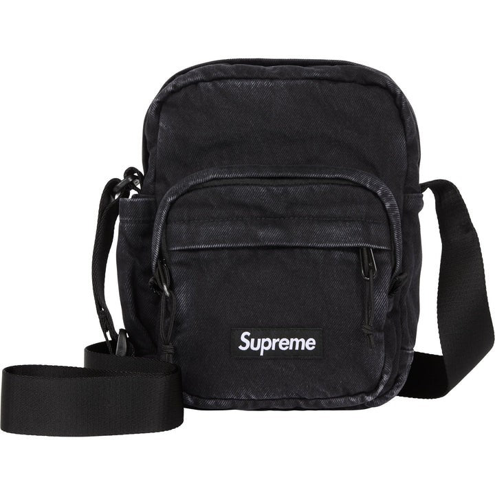 Supreme Denim Shoulder Bag Black