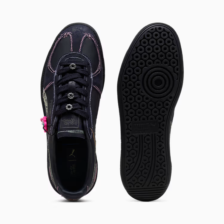 403859-01 Squid Game Ã Puma Palermo Puma Navy Bright Melon (Men's)