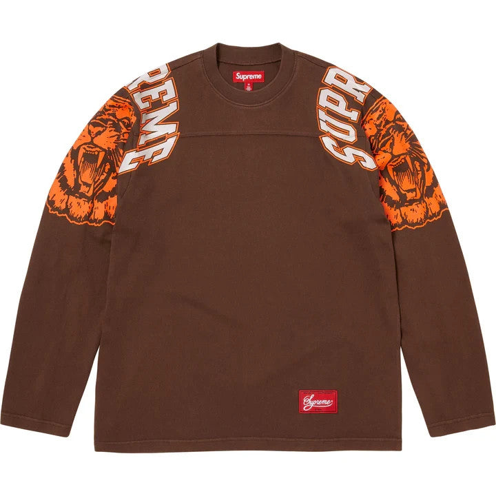 Supreme Mascot L/S Football Top Brown