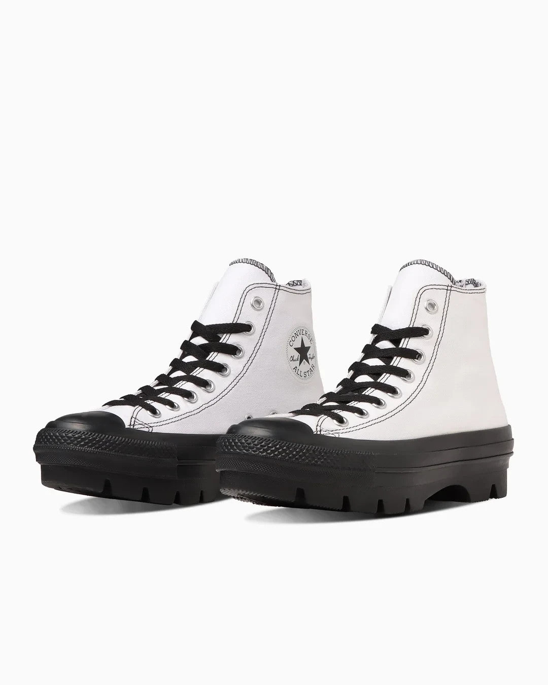 31311790 Converse All Star Chunk Backzip Hi White Black (Men's)