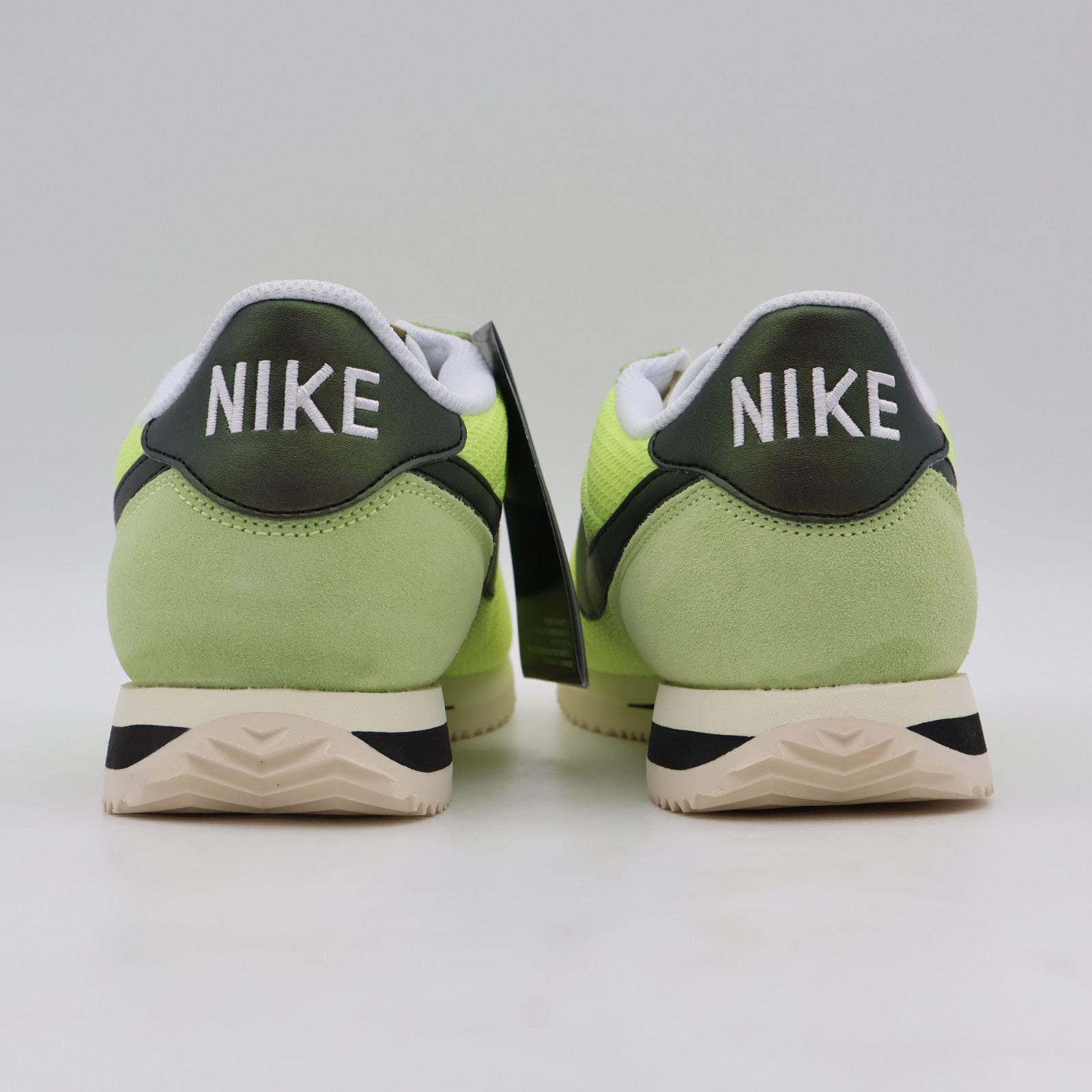 IB8135-736 NIKE CORTEZ TXT LT LEMON TWIST/BLACK-COCONUT MILK-WHITE (Men's)
