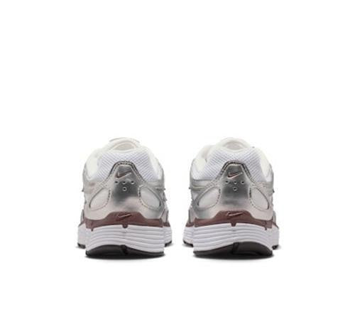 BV1021-110 Nike P-6000 White Metallic Silver Black Tattoo (Women's)