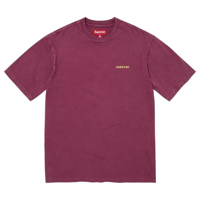 Supreme Washed S/S Top Plum