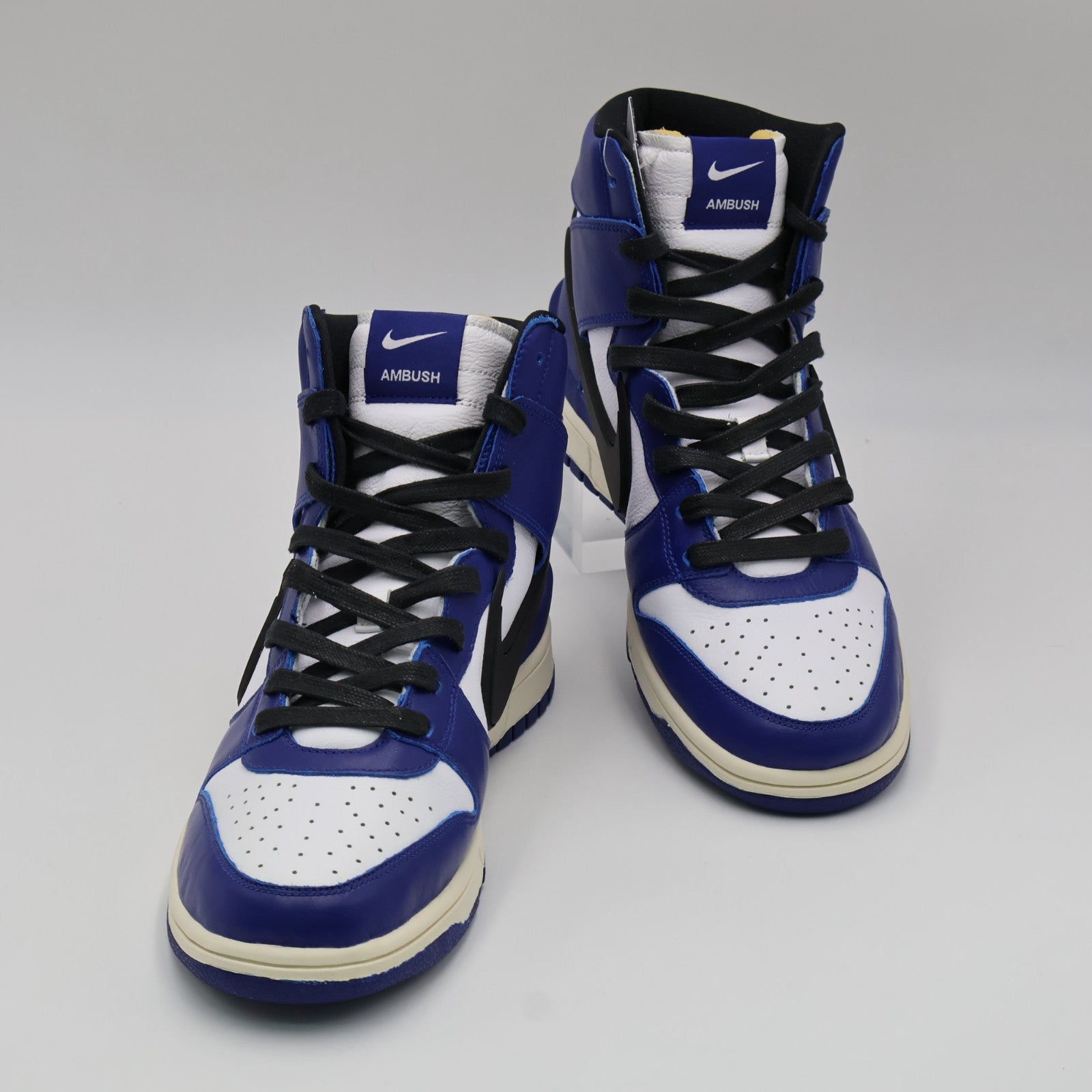 CU7544-400 Nike Dunk High AMBUSH Deep Royal Blue Pale Ivory White (Men's)