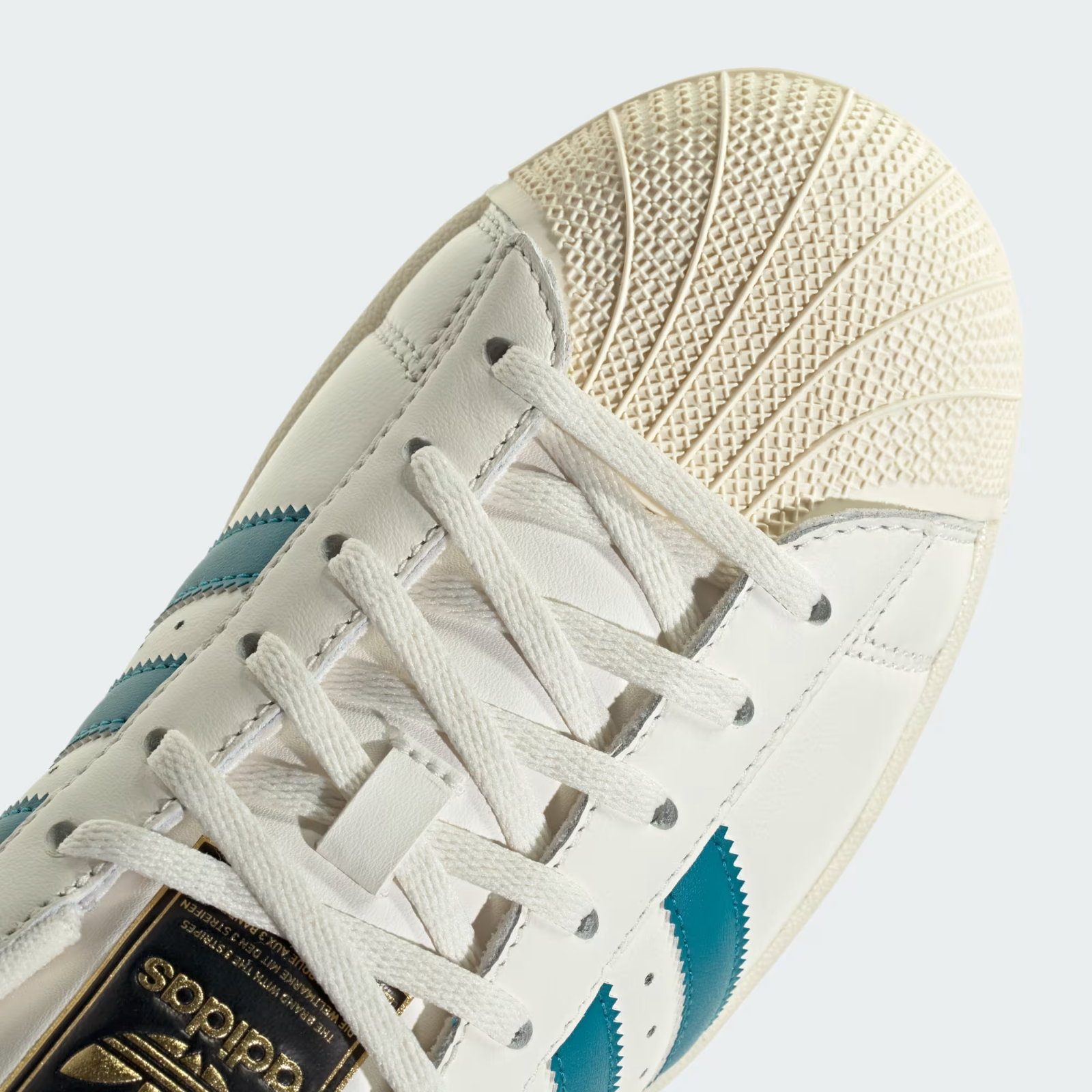 KJ5992 adidas Originals Superstar 2 Cloud White Active Teal Cream White (Men's)