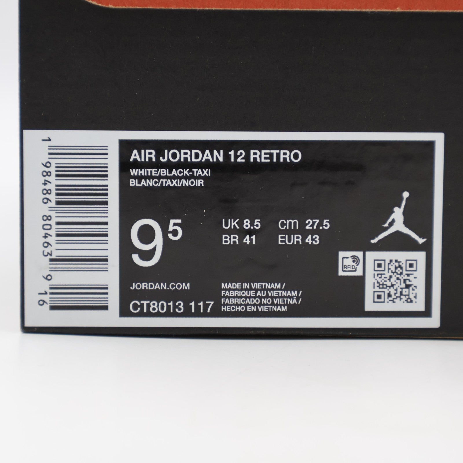 CT8013-117 Nike Air Jordan 12 Retro OG Taxi (2025) (Men's)