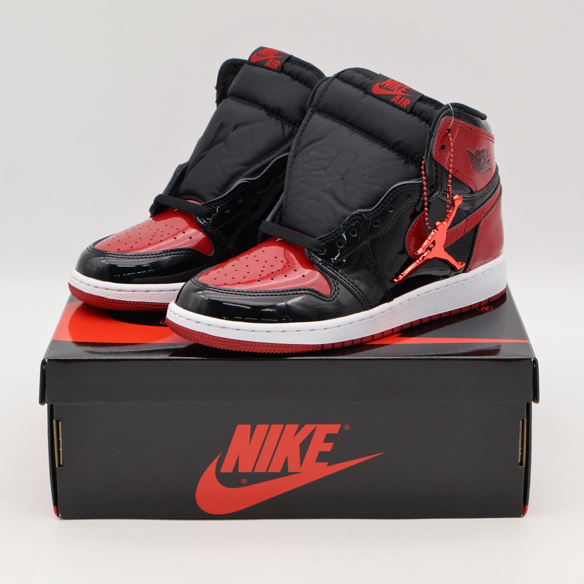 575441-063 Nike GS Air Jordan 1 High OG Patent Bred