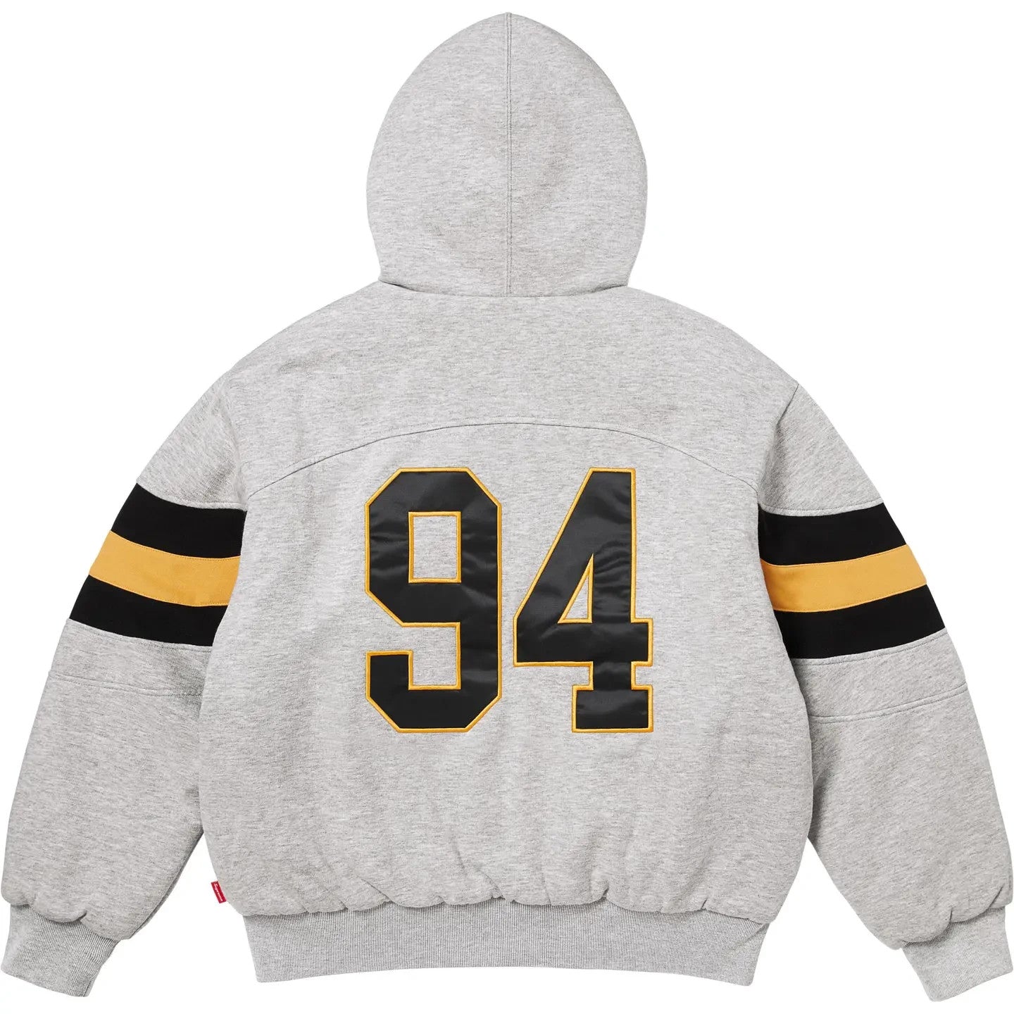 Supreme Filled Zip Up Hooded Sweatshirt Heather Grey
