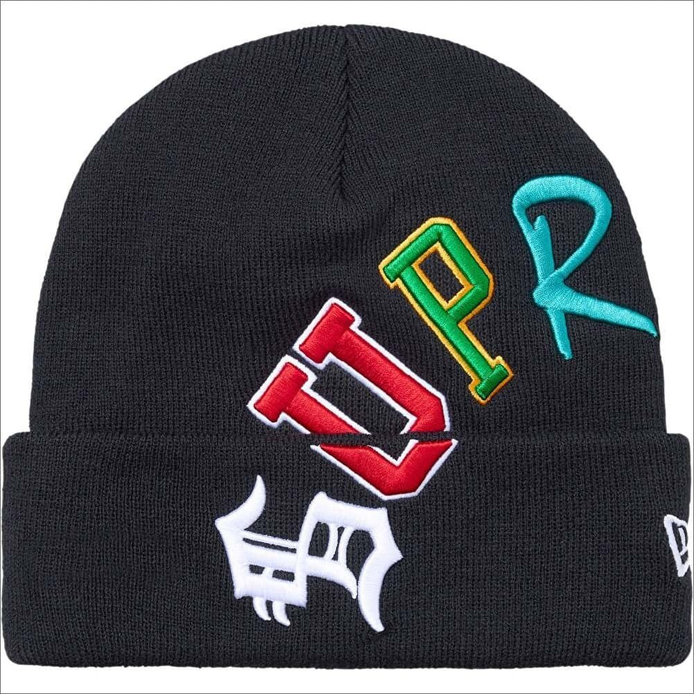 Supreme New Era Arc Beanie Navy