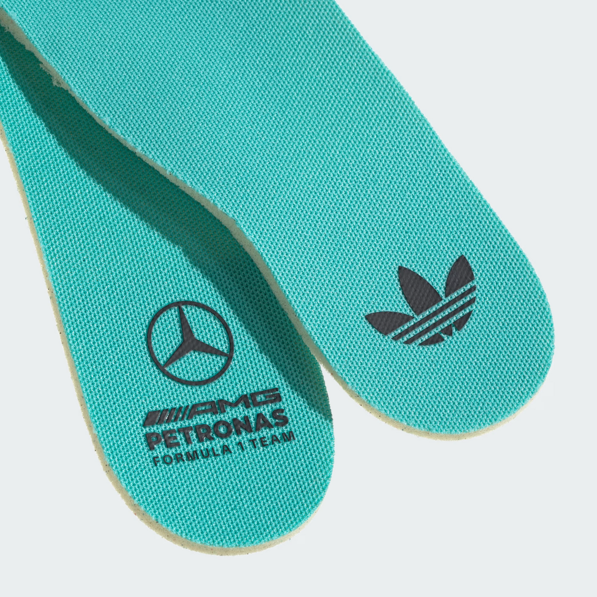 KJ1178 Mercedes AMG adidas Handball Spezial Cloud White Silver Metallic (Men's)